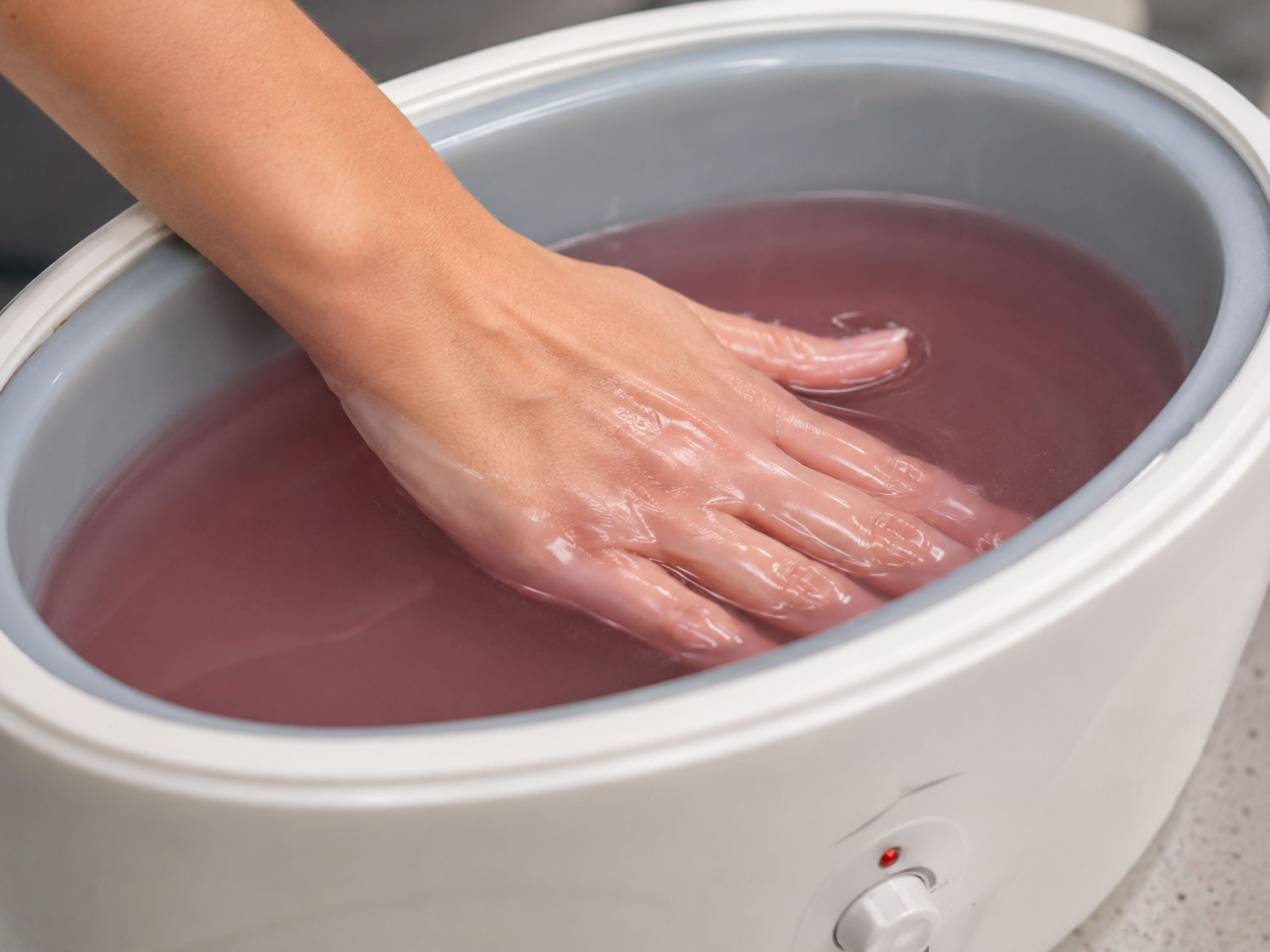 Paraffin hand wax treatment