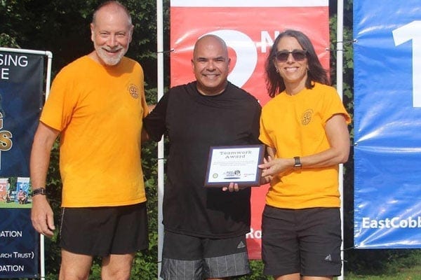 Marietta Cosmetic Dentist Dr. Patel Honored with Teamwork Award at 2018 Dog Days 5K